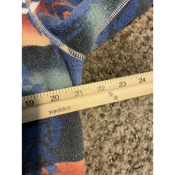 Polo Ralph Lauren Southwestern Fleece Hoodie Mens L Aztec Pullover Vintage - Picture 5 of 6